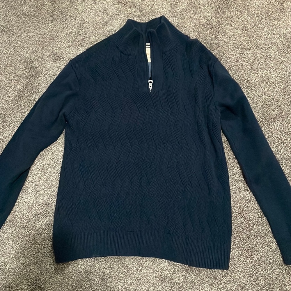 Mens half zip up sweater